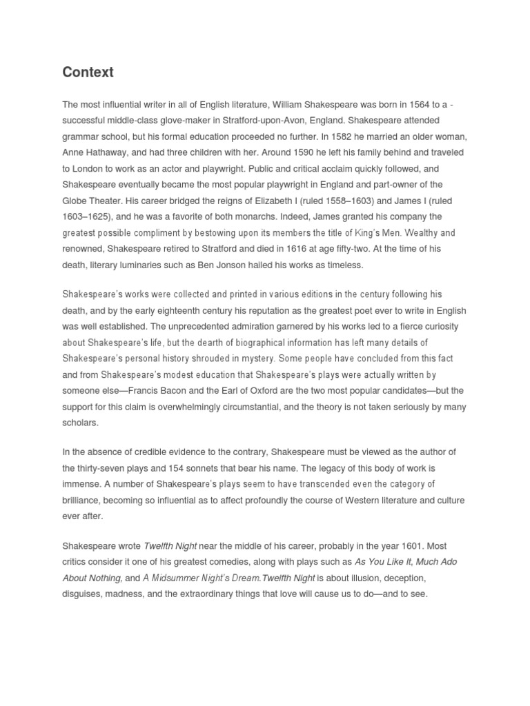 Sexual politics in twelfth night english literature essay narcissism in twelfth night